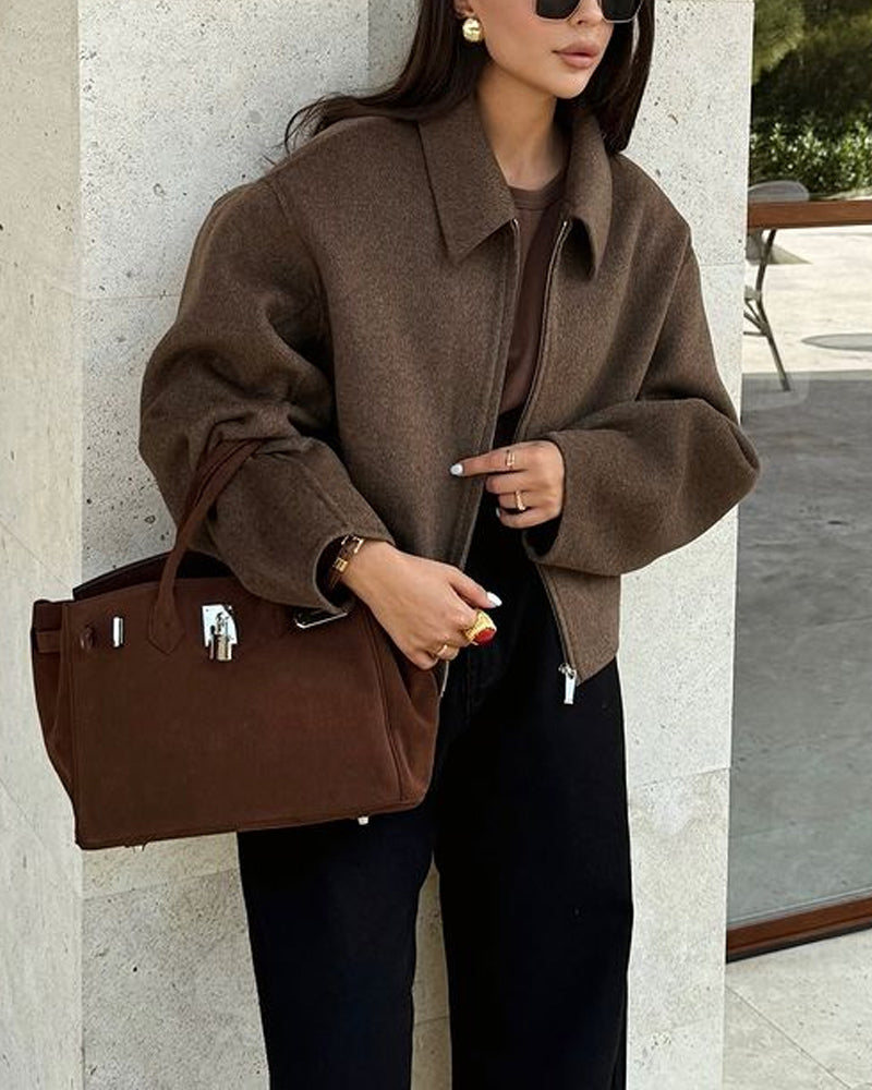 Suede Spring Jacket