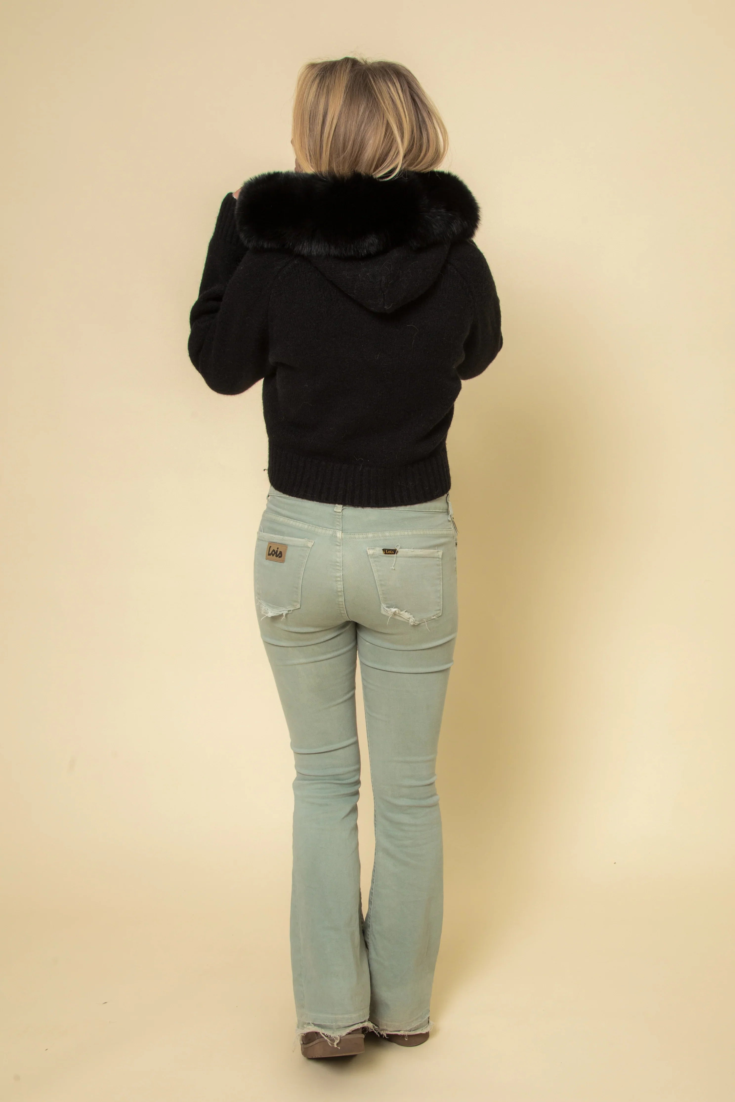 Faux Fur Sweater